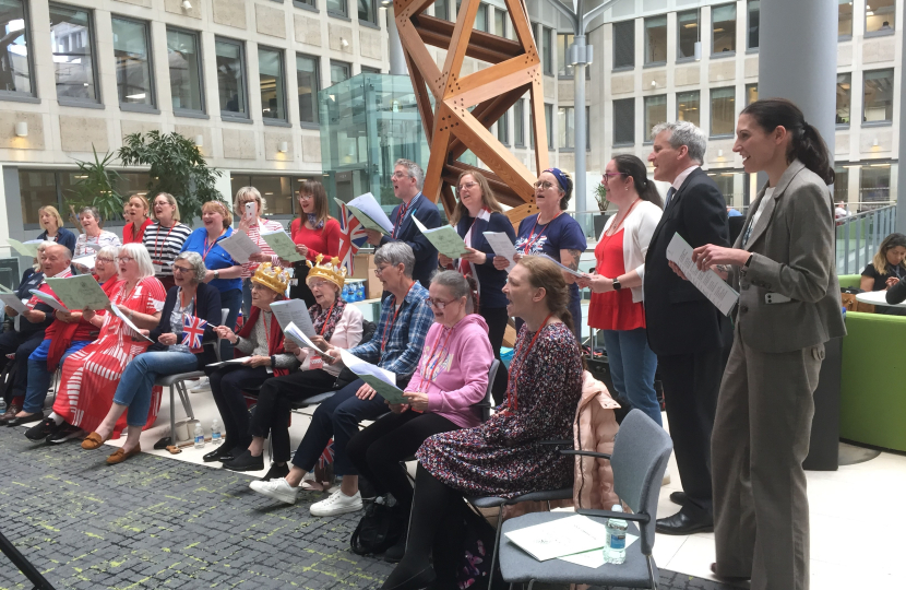 Dementia friendly choir at MoJ