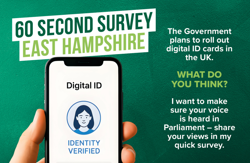 Graphic of 60 second survey
