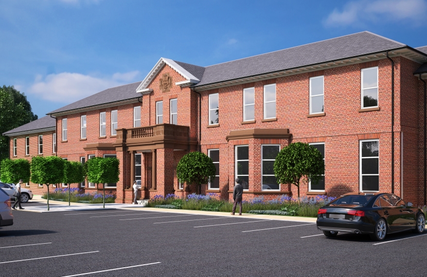 Artist impression of Business and Enterprise Centr