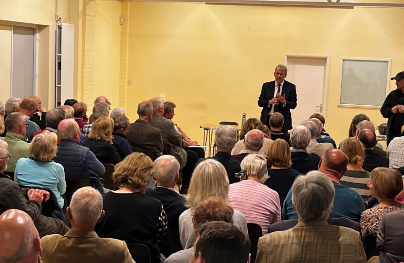 Image of Damian's public meeting