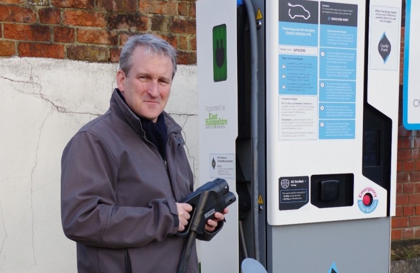 Damian at charging point