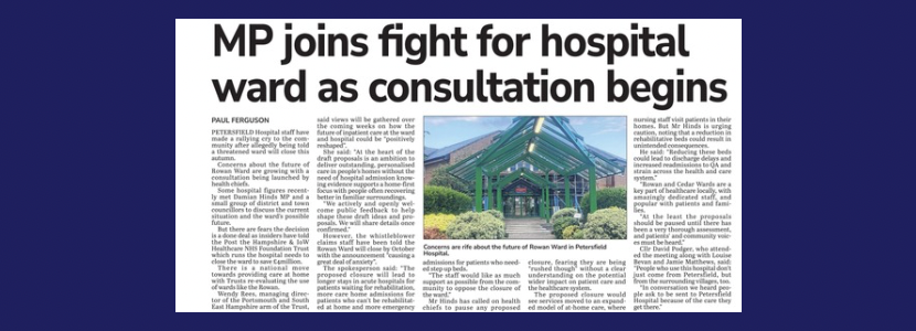 Rowan ward clipping courtesy of Tindle News