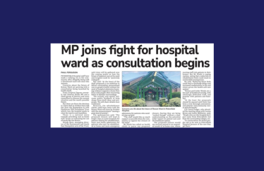 Rowan ward clipping courtesy of Tindle News