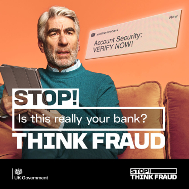 Stop think fraud image