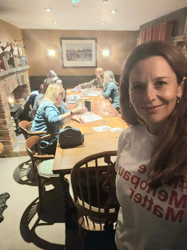 Katerina at the menopause cafe