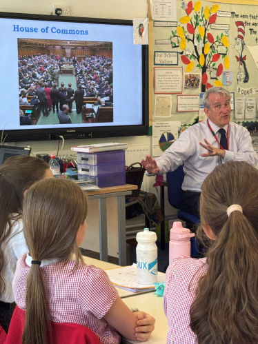 Pupils at Preston Candover