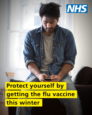 Nhs flu jab poster