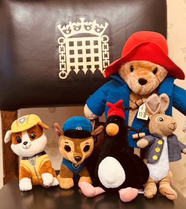 teddies in parliament