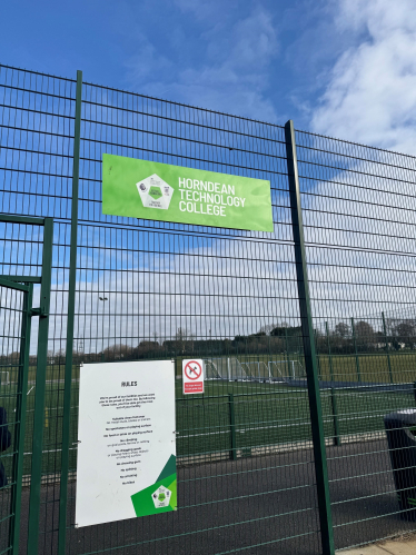 3g pitch at Horndean tech